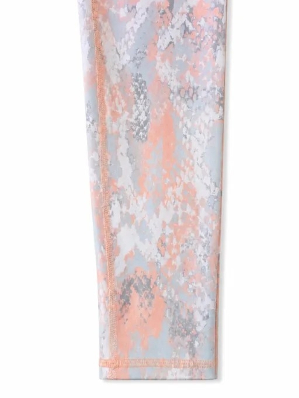ALO Yoga Peach, Gray and White Marble-Print Leggings - Picture 4 of 7